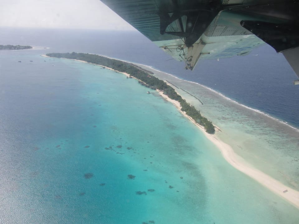 Kuramathi von oben Kuramathi Maldives