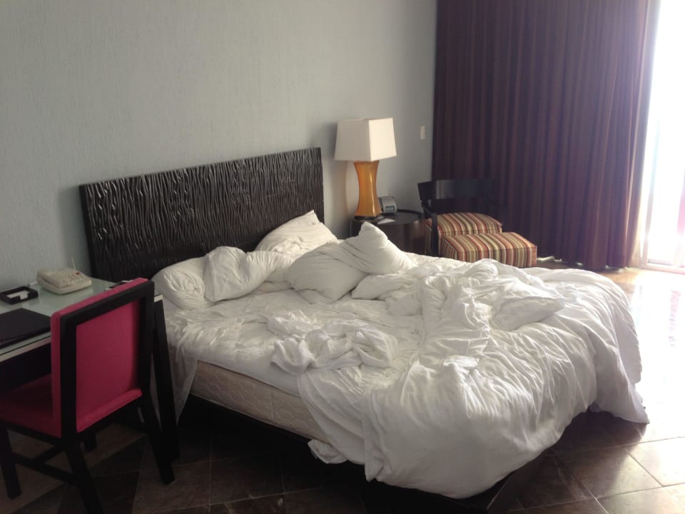 Ähm ja das Bett Krystal Grand Cancun