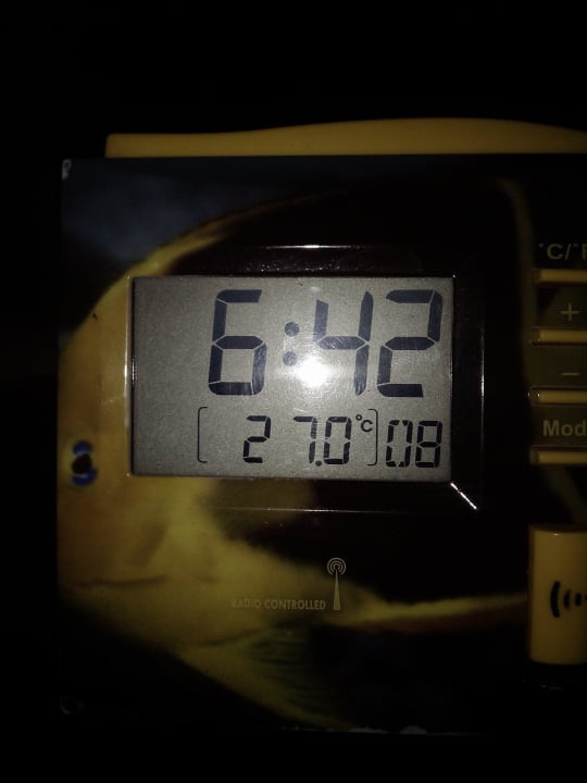 Temperatur morgens im Zimmer Imperial Shams Abu Soma