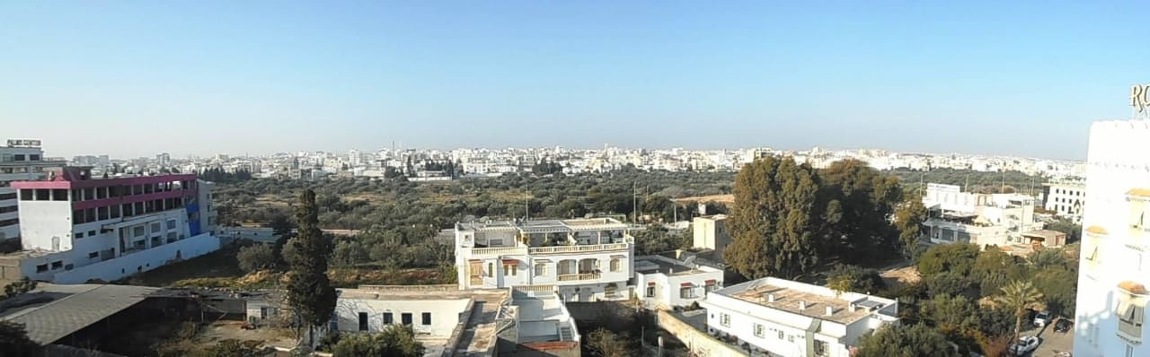 Panorama von Sousse vom Hoteldach  Marhaba Royal Salem