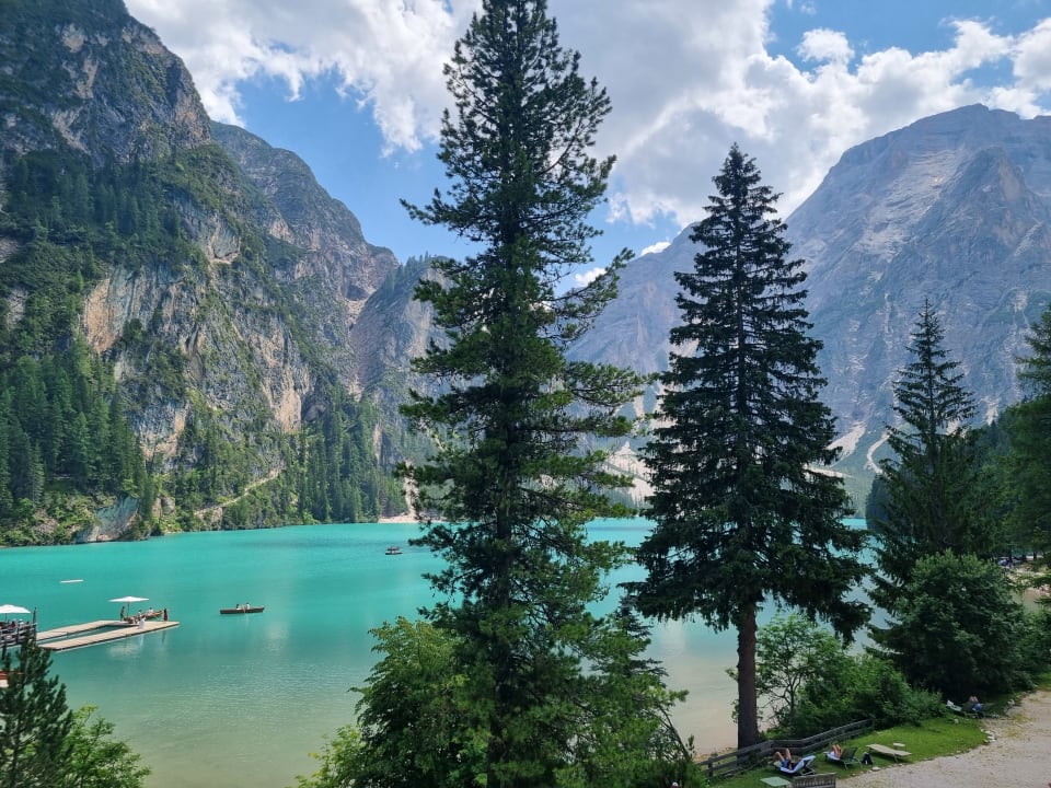 Ausblick Hotel Lago di Braies