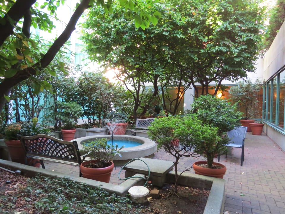 Gartenanlage Hotel Rosedale on Robson