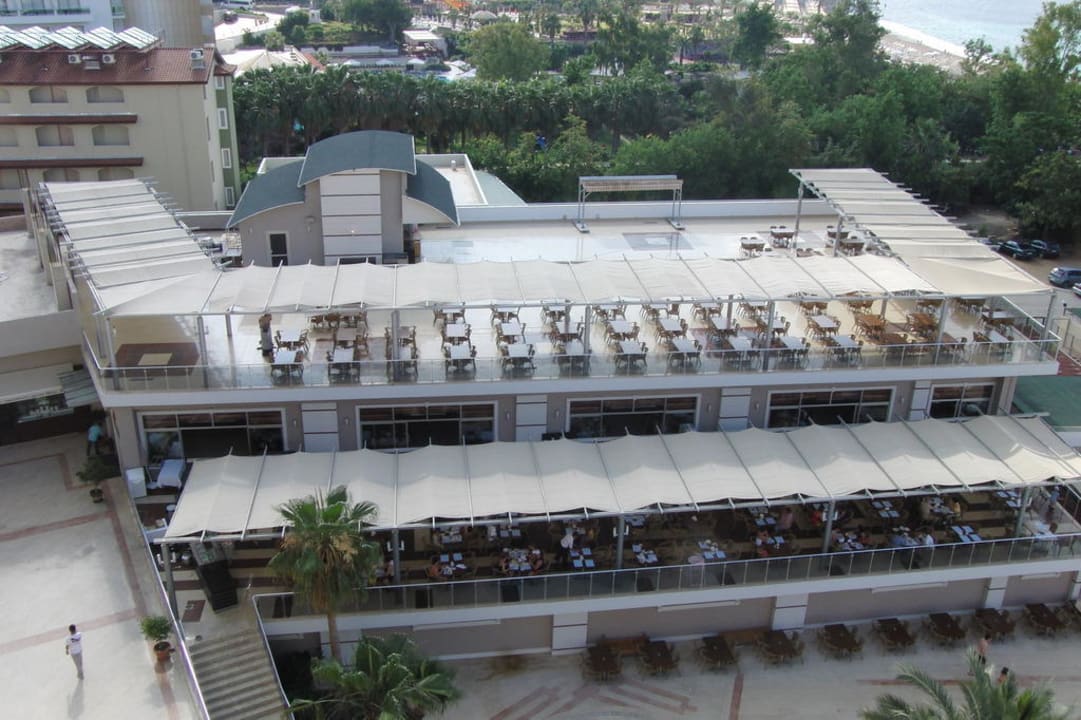 Restaurant und Restaurant Dachterrasse Mira Meridia Beach Hotel