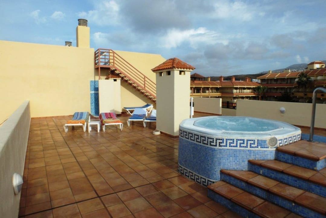 Whirlpool auf Etage 4 mit Blick zum Meer HOVIMA Jardin Caleta