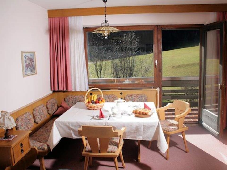 Sitzecke Appartementhaus Alpenland