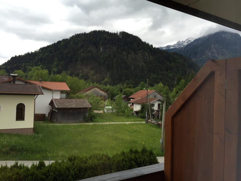 Ausblick Balkon  Gasthof Pension Säuling