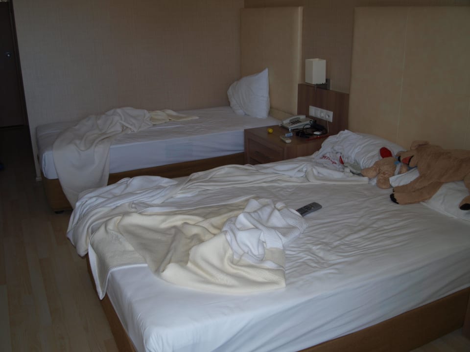 Unser Doppelzimmer mit Zusatzbett Calimera Hane Garden