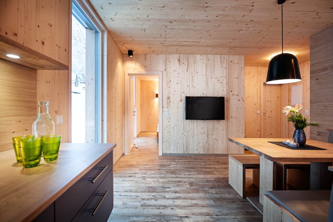 Wohnbereich Ferienhaus zum Stubaier Gletscher - Haus Wald
