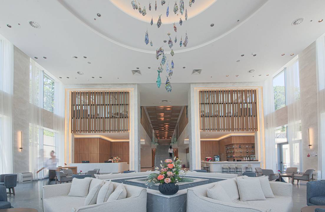 Lobby Poseidon Beach Resort - a NEW 5-Star Experience, PREMIUM ALL INCLUSIVE, EV Station