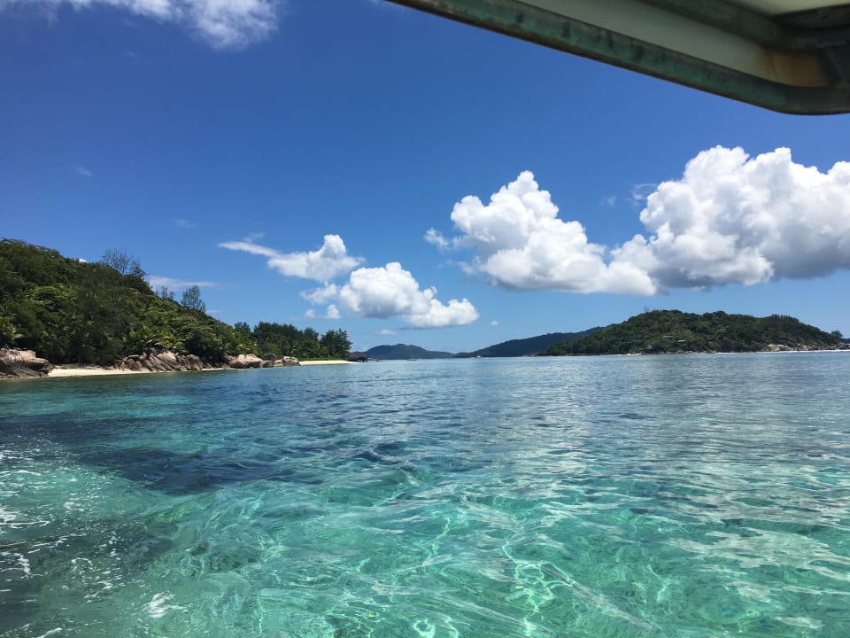 Blick vom Boot Hotel New Emerald Cove