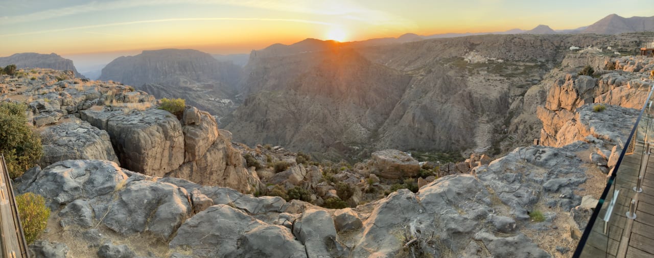 Ausblick Anantara Al Jabal Al Akhdar Resort