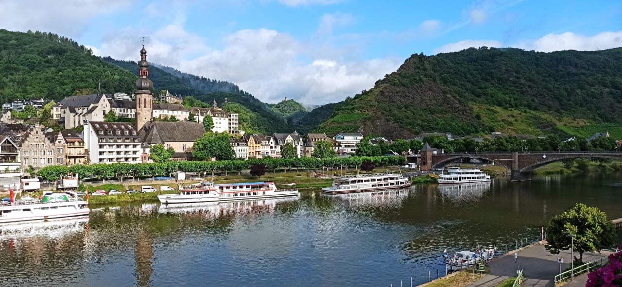 Ausblick Moselstern Hotel Brixiade & Triton