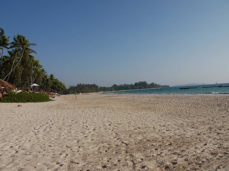 Menschenleerer Strand Hotel Amazing Ngapali Resort