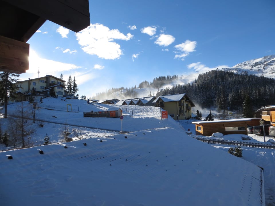 Blick zum Aineck Hotel Lärchenhof