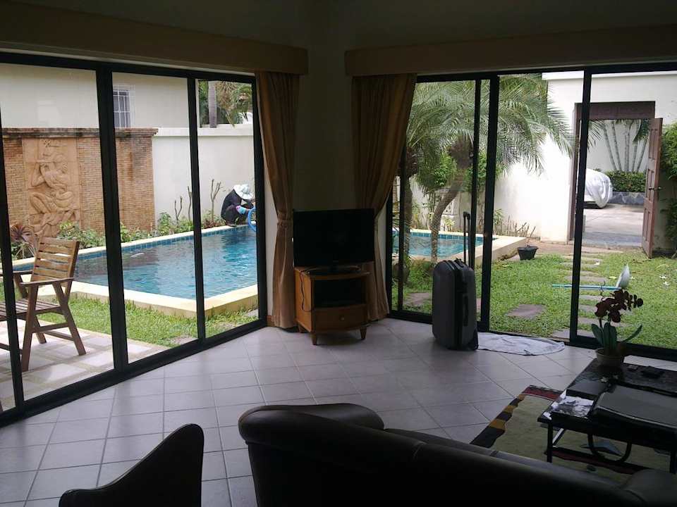 Blick vom Zimmer zum Privatpool View Talay Villas Resort