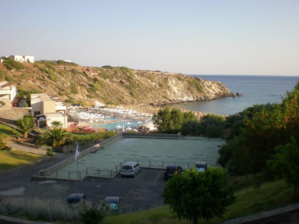Wie eigentlich aus allen Zimmer ein super Ausblick Atlantica Mikri Poli Crete