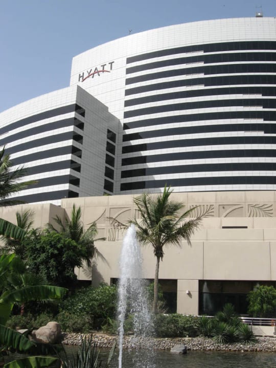 Blick aus dem Garten Grand Hyatt Dubai