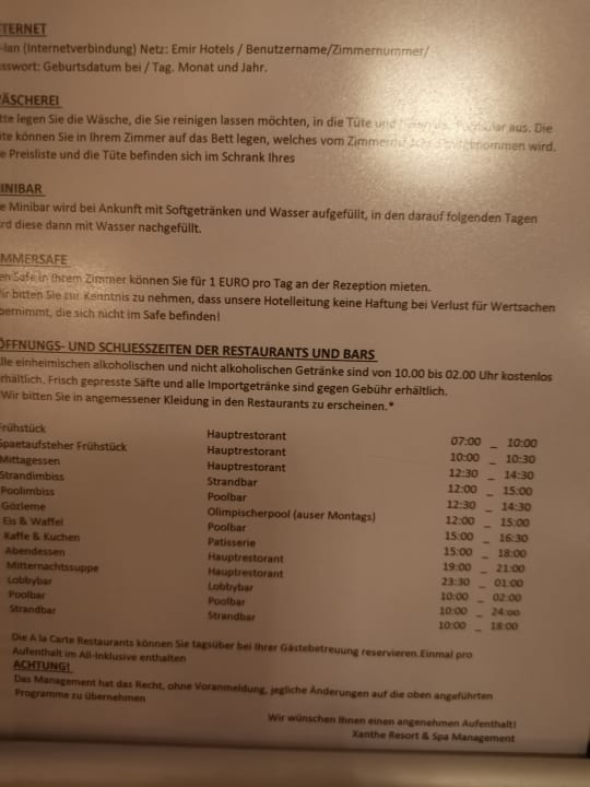 Sonstiges TUI BLUE Xanthe