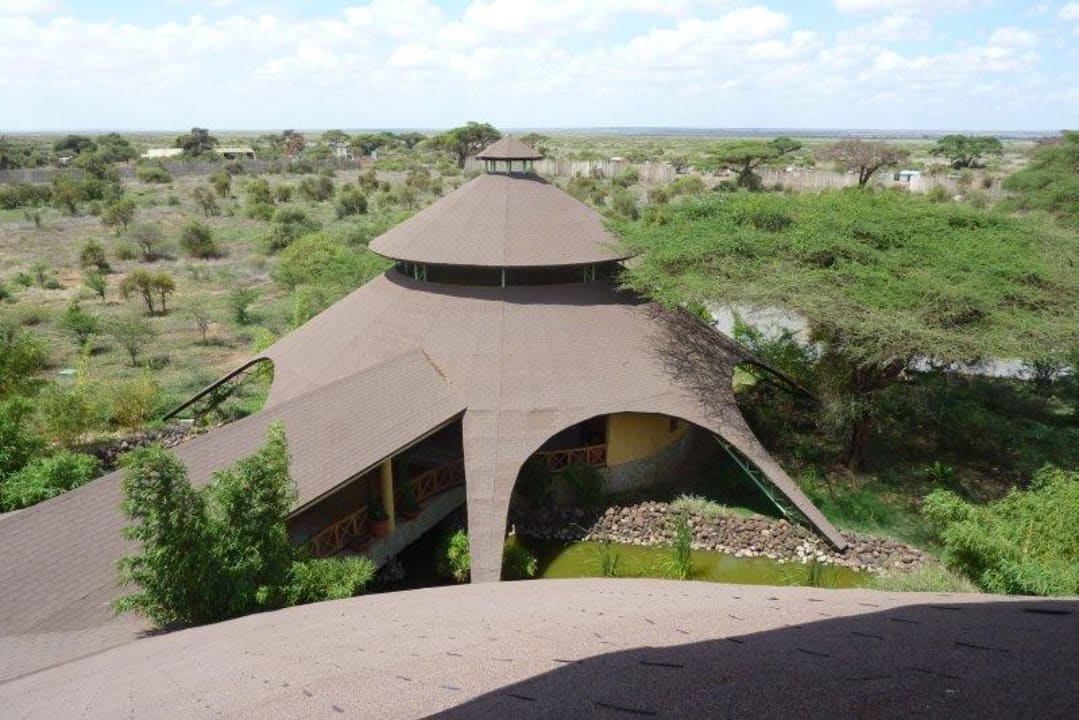 Blick von oben über das Camp Kilima Safari Camp