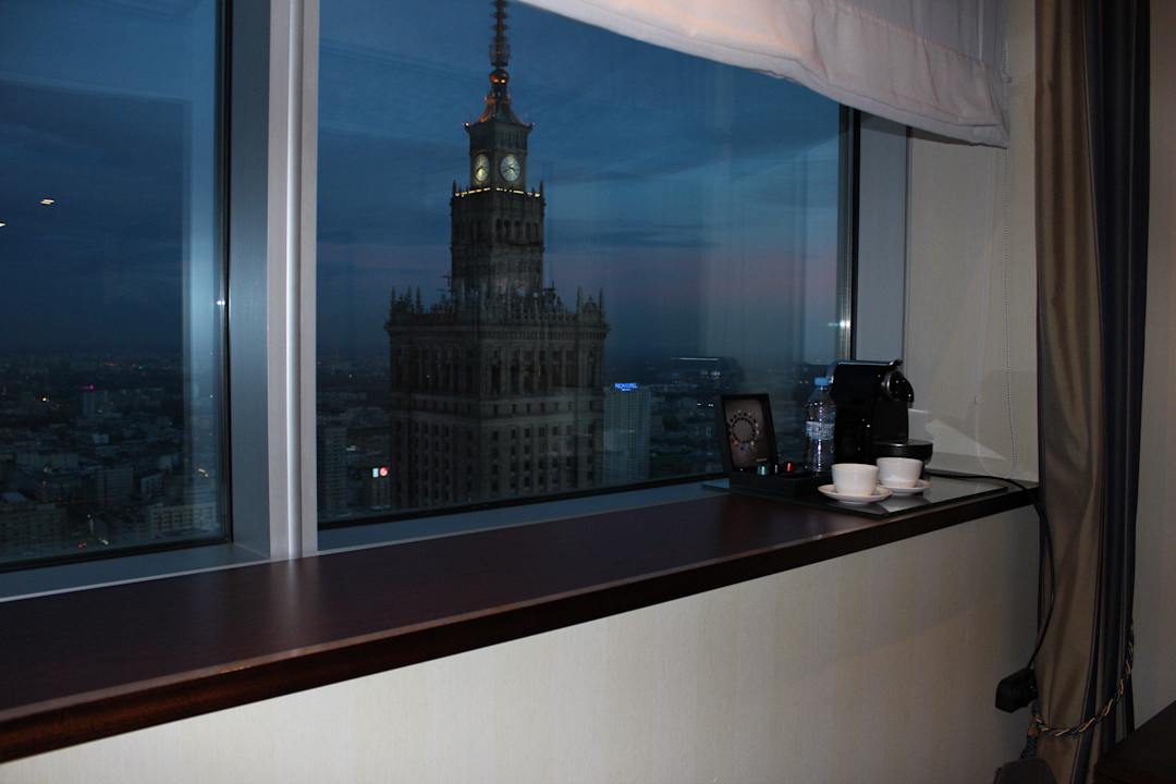 Widok na PC InterContinental Warszawa