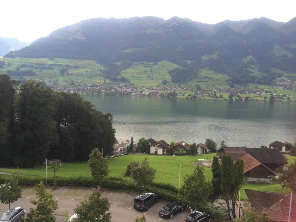 Seeblick vom Zimmer Seehotel Wilerbad