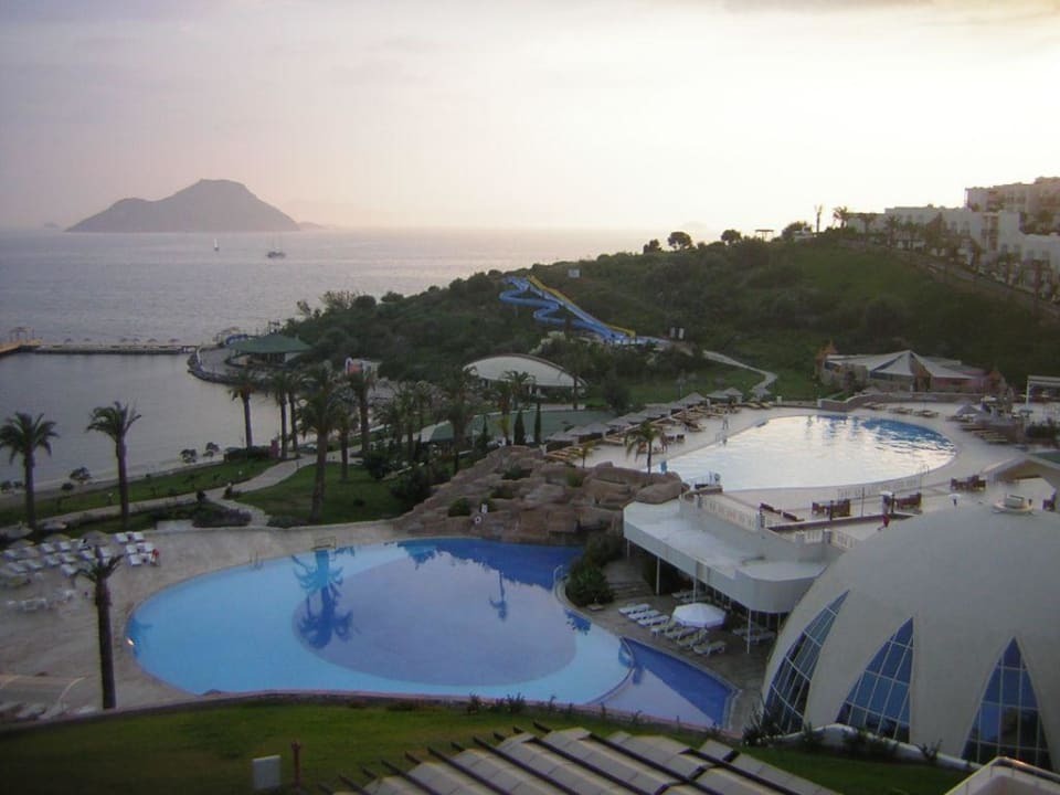 Blick von Hotelzimmer aus Yasmin Resort Bodrum