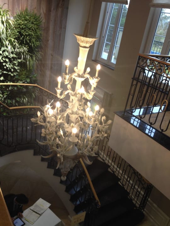 Treppeneinblick im Eingangbereich Naturresort & Spa Schindelbruch