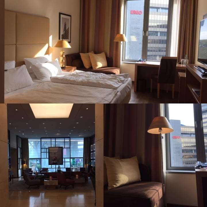Collage v. Zimmer u. Lobby  AMERON Köln Hotel Regent