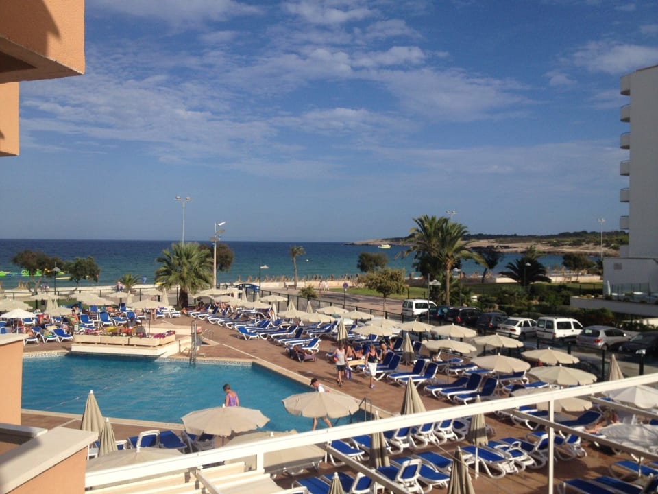 Blick vom Zimmer allsun Hotel Borneo - Adults only