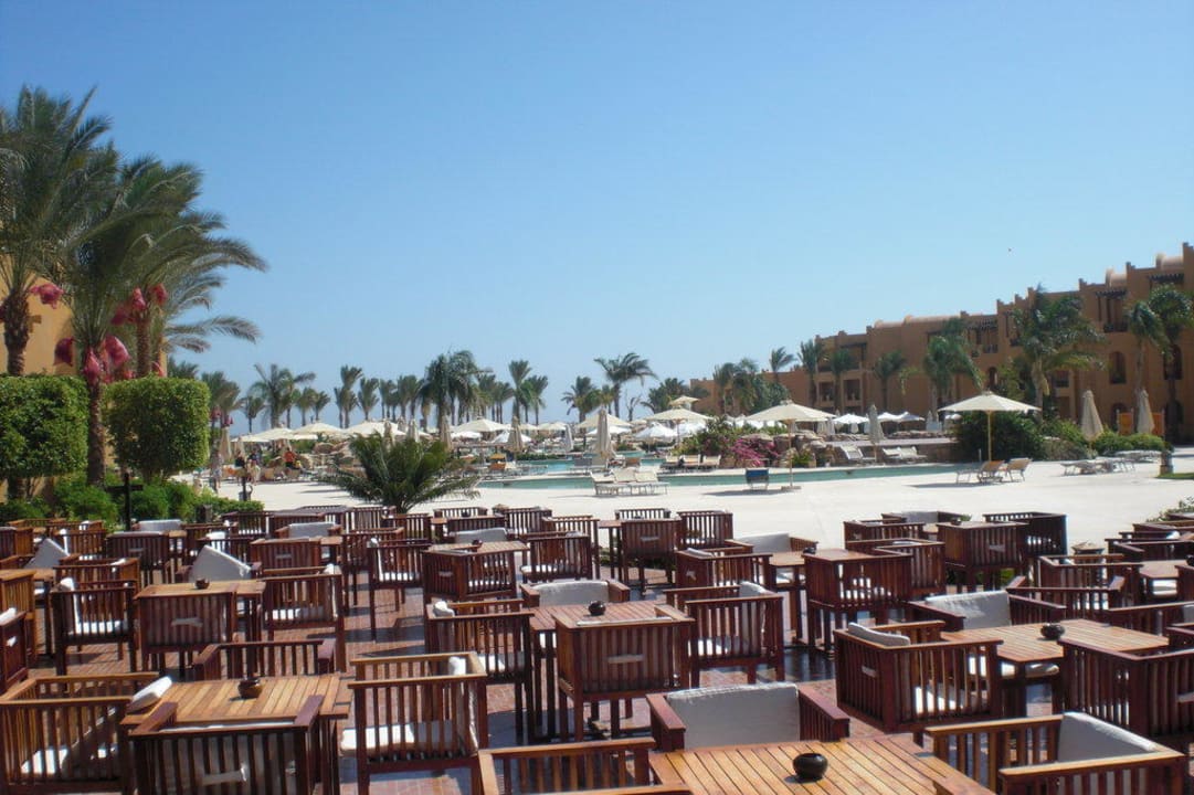 Außenterrasse Stella Beach Resort & Spa Makadi Bay