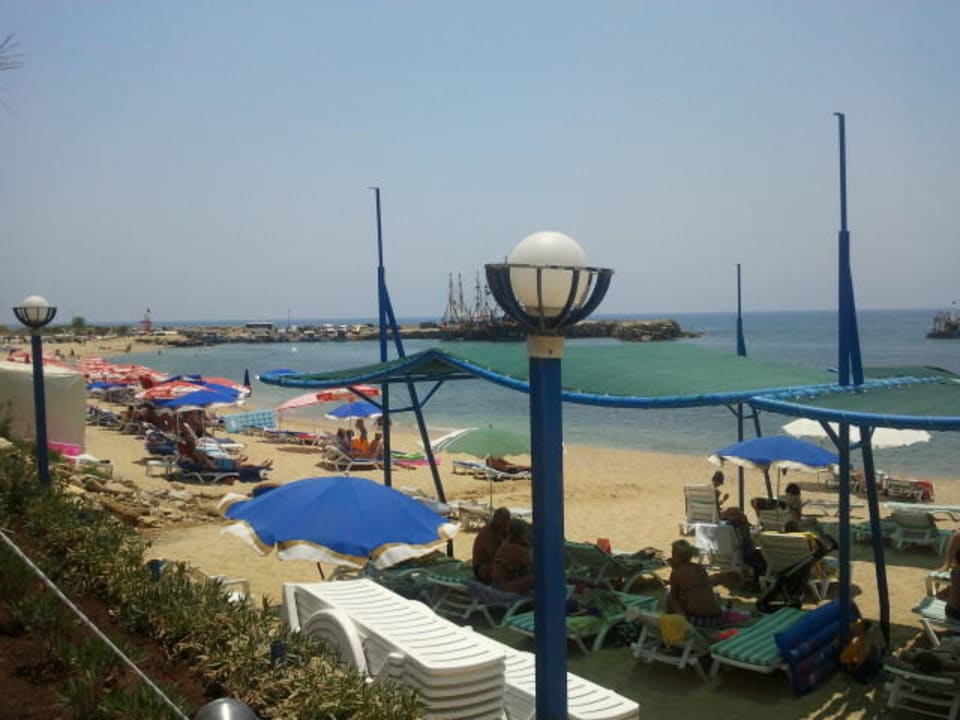 Strand vom Pool in Richtung Alanya Özkaymak Select Resort Hotel