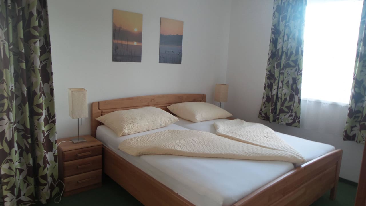 Schlafzimmer mit tollen Betten Appartements Kanauf