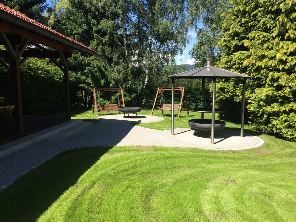 Grillplatz Gruppenferienhaus Landhaus St.Oswald