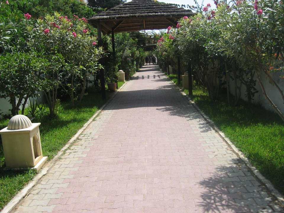 Weg zum Strand Hotel Nesrine