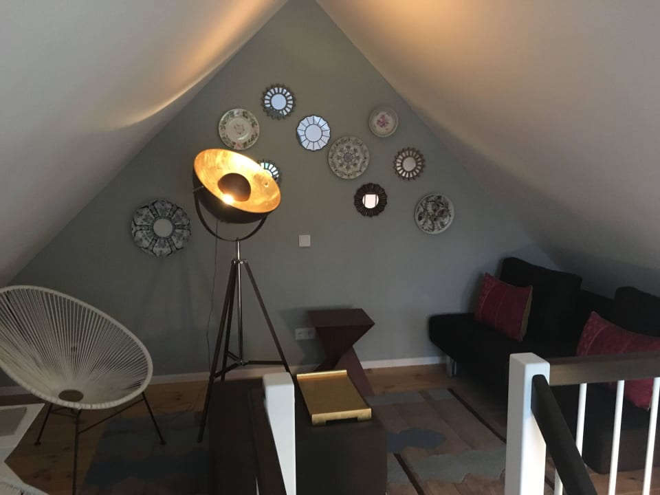 Der obere Zimmerteil  Hotel Fährhaus Meißen