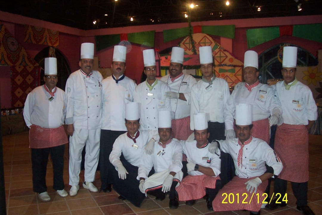Das Küchenteam unter erfahrener Anleitung Shams Alam Beach Resort