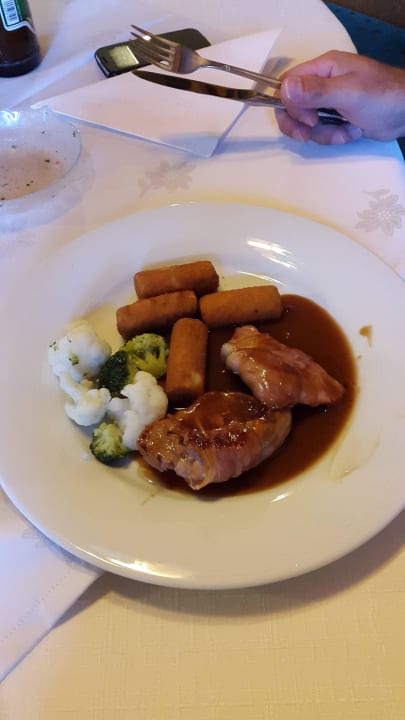 Abendessen Berggasthof Schatzbergalm