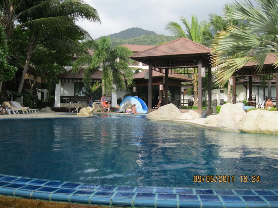 Pool Strandseite Kacha Resort & Spa, Koh Chang