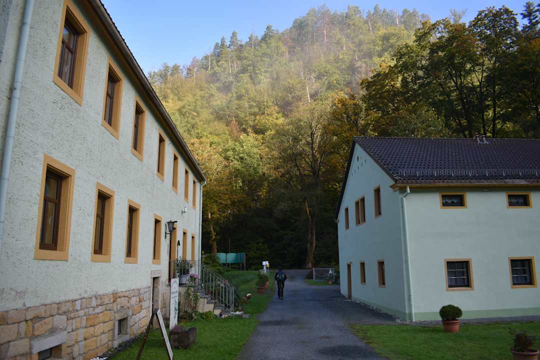 Außenansicht Pension Mittelndorfer Mühle