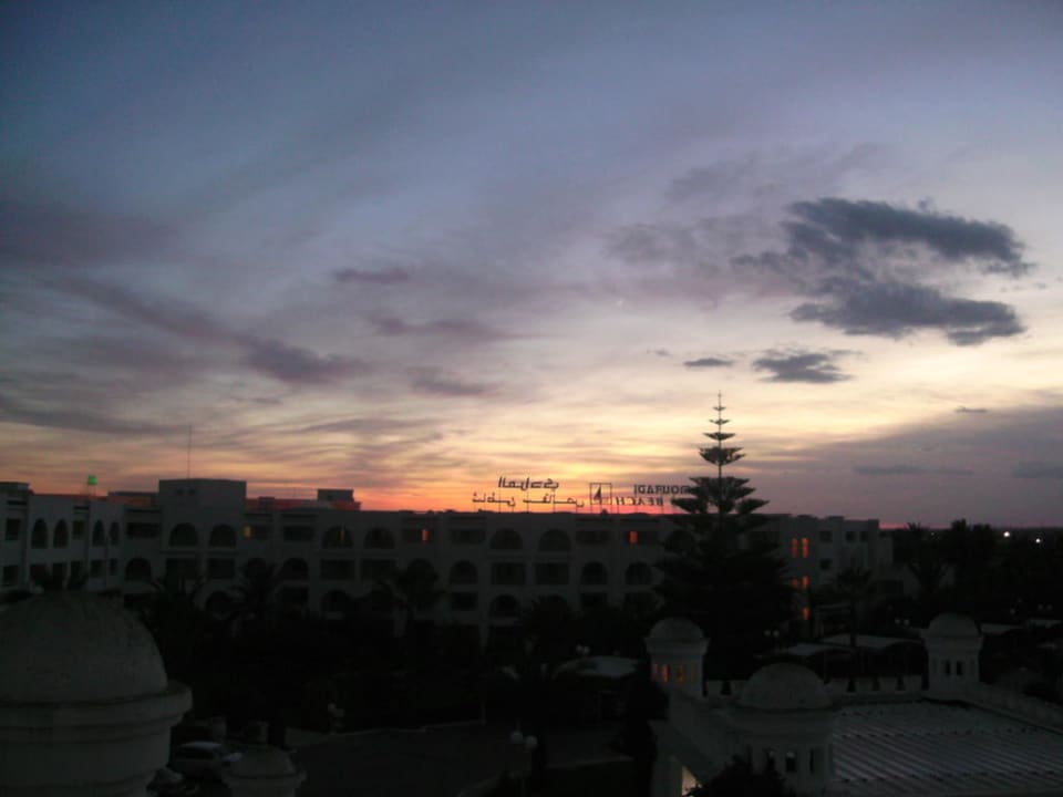 Balkonblick Hotel El Mouradi Skanes Beach