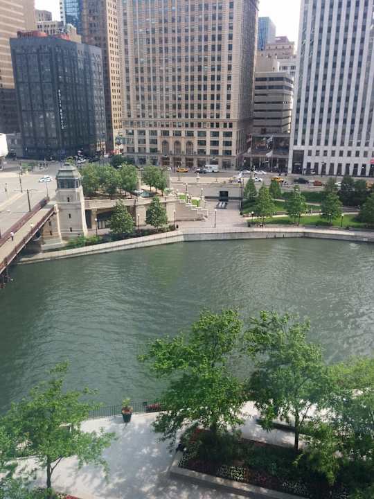 View from the room Hotel The Langham Chicago