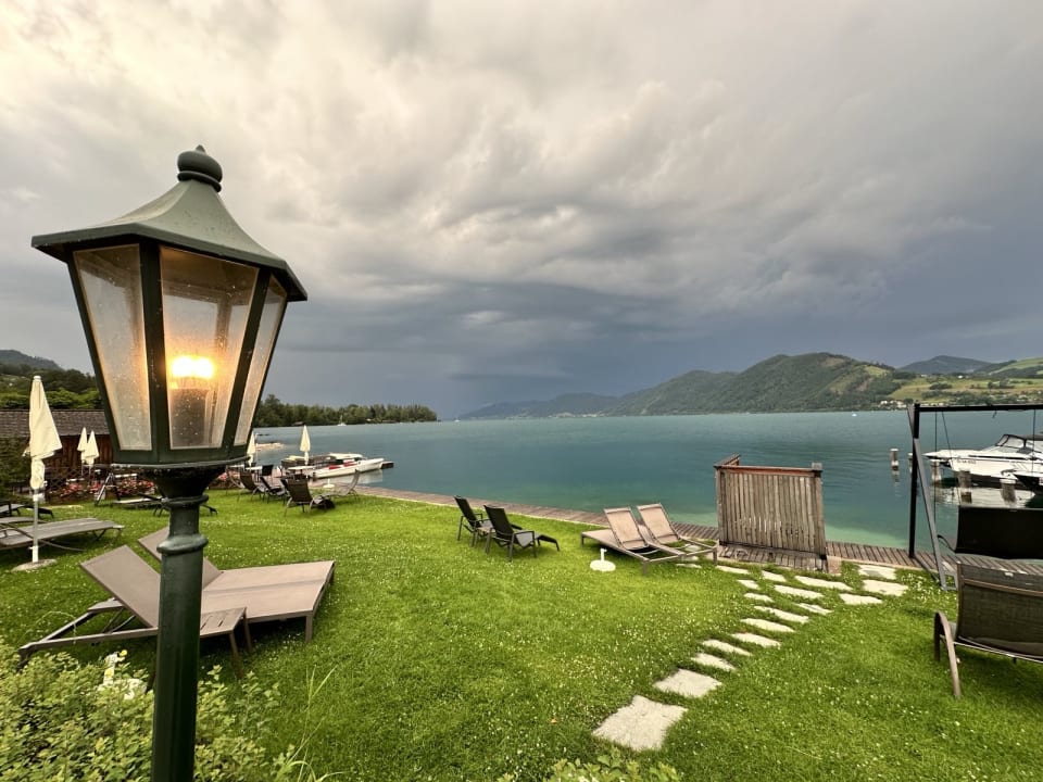 Ausblick Hotel Stadler am Attersee