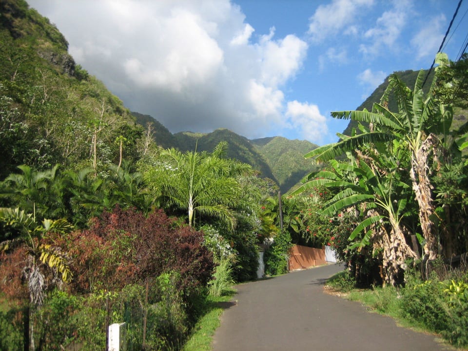 Landschaft hinter der Pension Le Relais Fenua