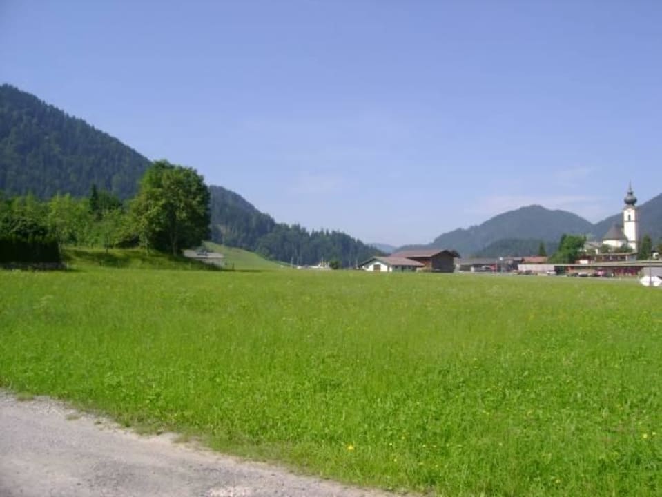 Ausblick Richtung Dorf Haus Sonneck