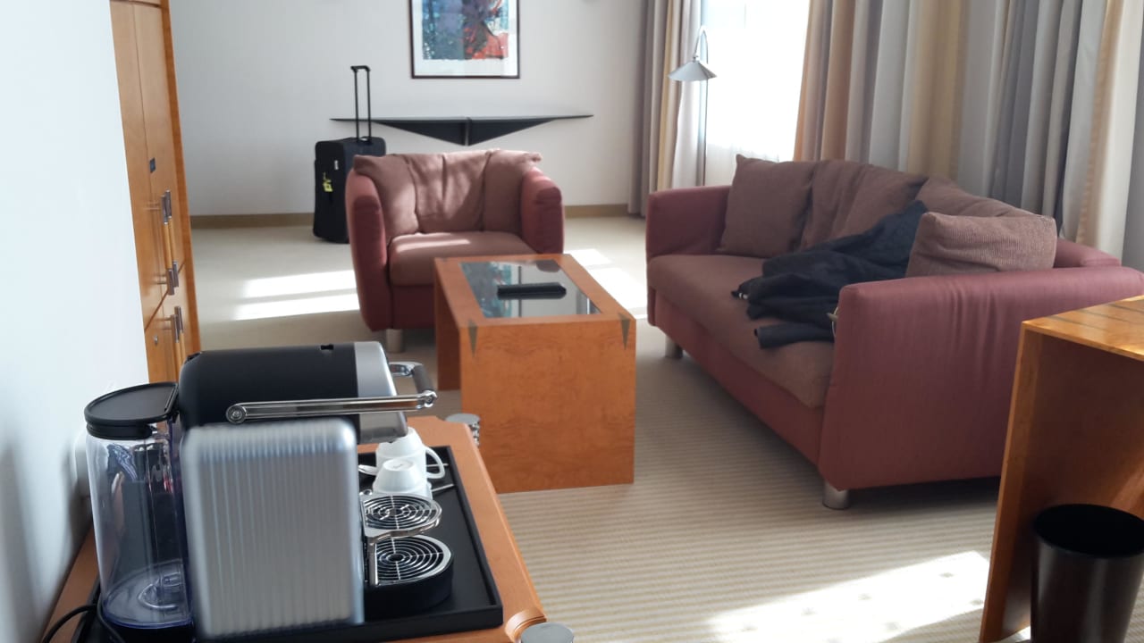 Wohnzimmer Suite Hilton Munich Airport