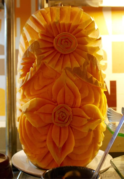 Buffetverzierung Three Corners Sea Beach Resort