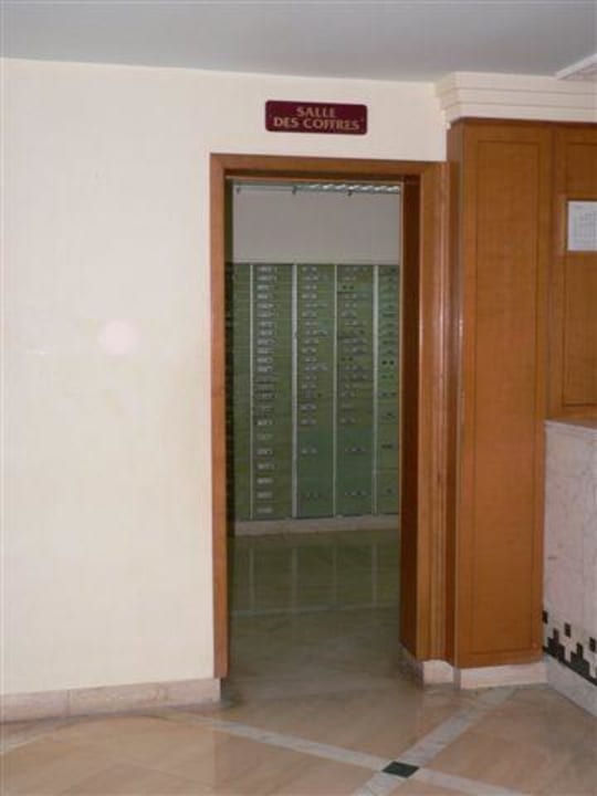 Blick in den Safe-Raum El Mouradi Club Kantaoui