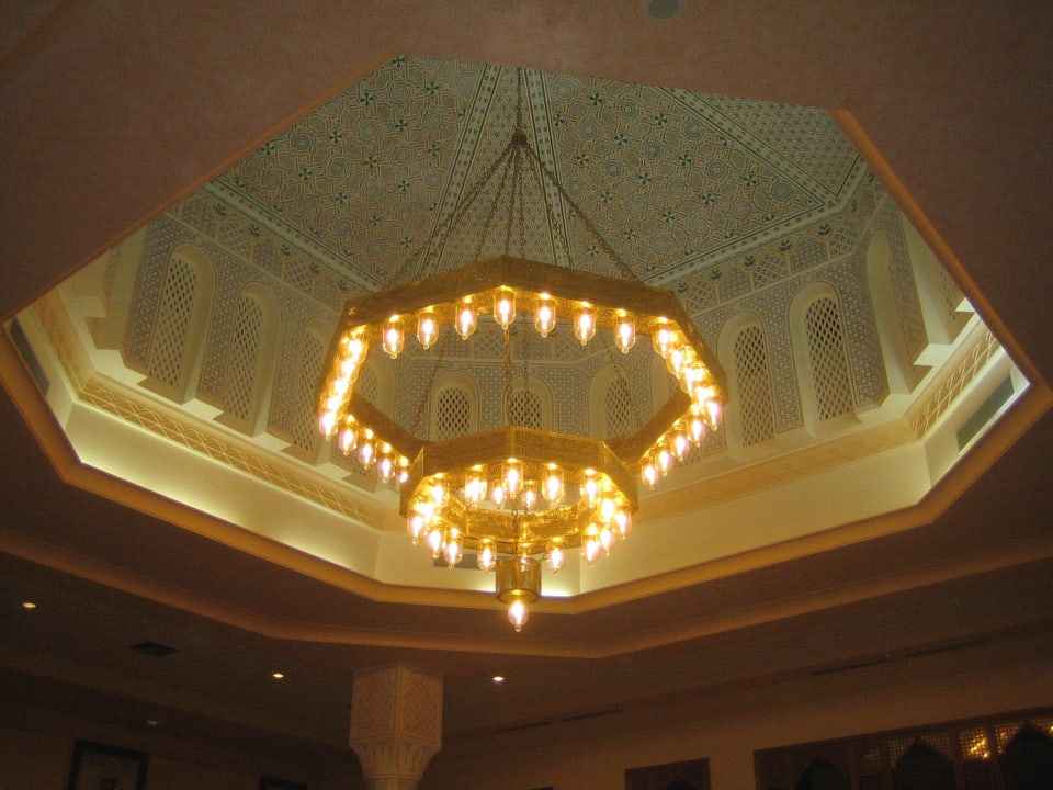 Beleuchtung in der Lobby Hotel El Mouradi Douz