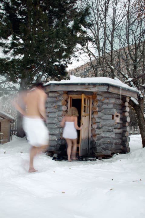 Kelo-Blockhaus-Sauna Ganischgerhof Mountain Resort & SPA
