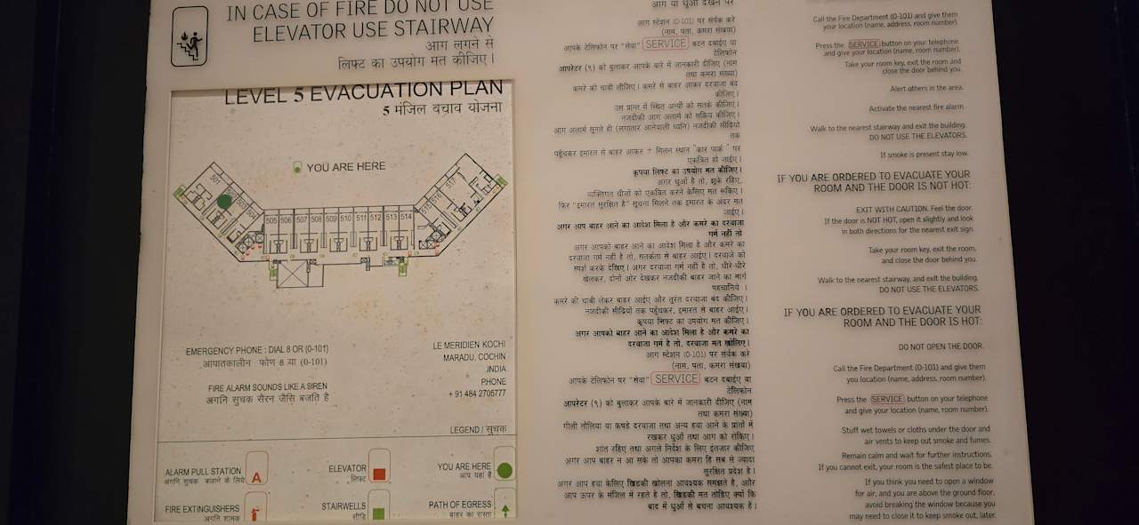 Zimmer Hotel Le Meridien Kochi